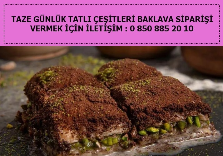 Osmaniye Mois ikolatal fstkl ya pasta taze baklava eitleri tatl siparii ucuz tatl fiyatlar baklava siparii yolla gnder